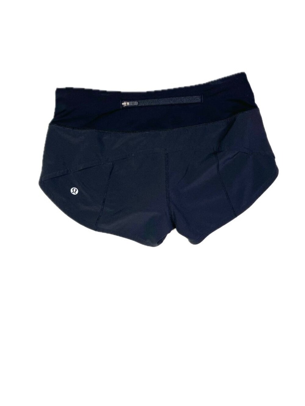 Lululemon Size 2 Reg Speed Up Low Rise Black Shorts *Lining Removed